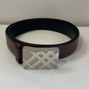 Men’s Burberry belt- brown leather